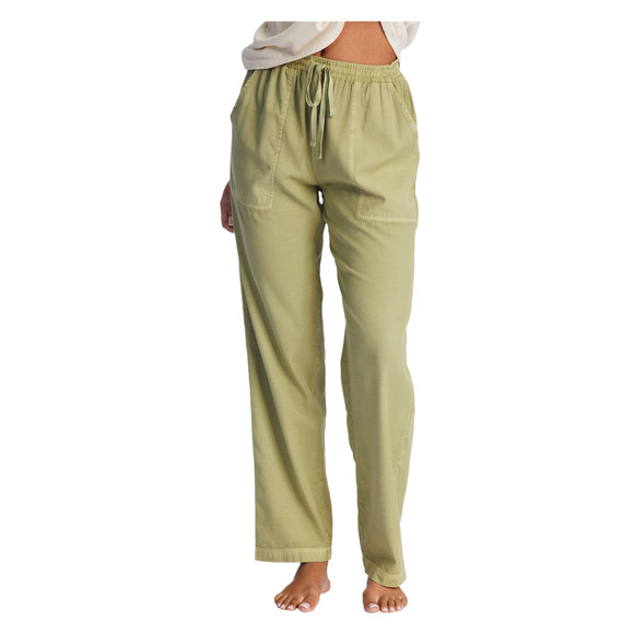 Buy Kazo Olive Regular Fit Elasticated Crop Pants for Womens Online  Tata  CLiQ