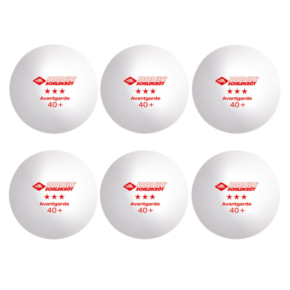 Avantgarde 3-Star (Paquet de 6) - Balles de tennis de table