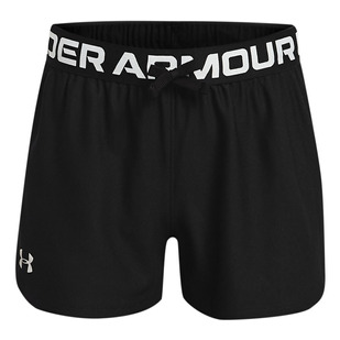 Play Up Solid Jr - Girls' Athletic Shorts