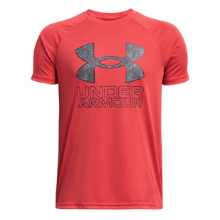 Tech Hybrid Print Fill Jr - T-shirt athlétique pour garçon