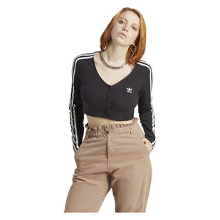 Adicolor Classics 3-Stripes Button - Women's Long-Sleeved Shirt
