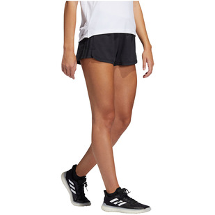 Heather Woven Pacer 3-Stripes - Women's Training Shorts