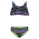 Watercolor Drip Flutter Jr - Girls' Two-Pieces Swimsuit - 0