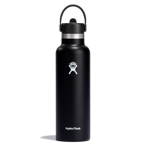 Standard Mouth Flex Straw (21 oz.) - Insulated Bottle with Retractable Straw Cap