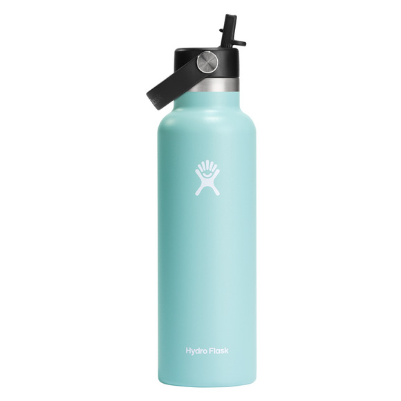 Standard Mouth Flex Straw 21 oz - Insulated Bottle with Retractable Straw Cap