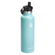 Standard Mouth Flex Straw 21 oz - Insulated Bottle with Retractable Straw Cap - 1