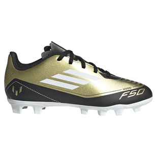 F50 Club FXG Messi Jr - Chaussures de soccer extérieur pour junior