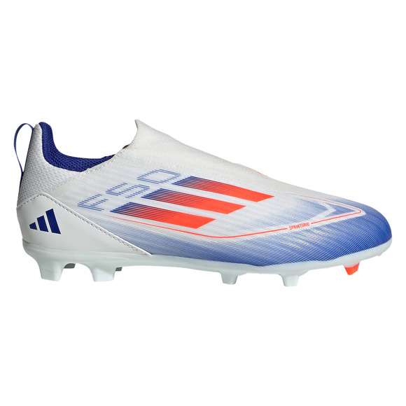 F50 League LL FG/MG Jr - Chaussures de soccer extérieur pour junior