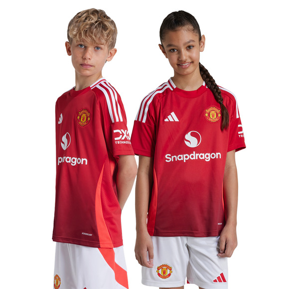 Manchester United FC Jr (À domicile) - Maillot de soccer réplique pour junior