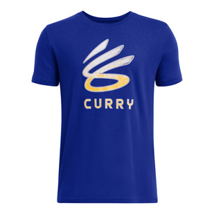 Curry Logo Jr - T-shirt de basketball pour garçon