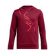 Armour Fleece Mega Logo Jr - Boy's Athletic Hoodie - 0