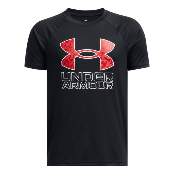 UA Tech Hybrid Jr - T-shirt athlétique pour garçon