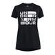 Tech Block Logo - Girls' Athletic T-Shirt - 0