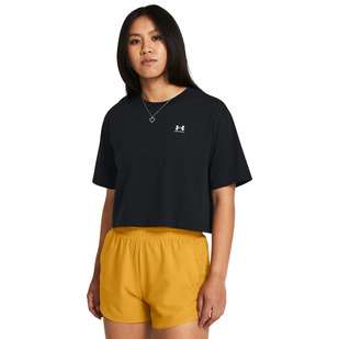 Boxy Crop Logo - Women's T-Shirt