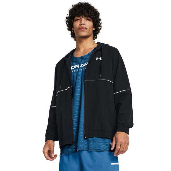 Baseline Woven - Men's Basketball Full-Zip Hoodie