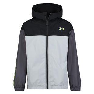 Manataug Windbreaker Jr - Boys' Hooded Lined Jacket