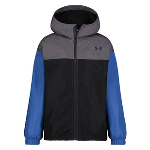 Manataug Windbreaker Jr - Boys' Hooded Lined Jacket