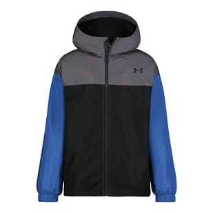 Manataug Windbreaker K - Manteau doublé à capuchon pour petit garçon