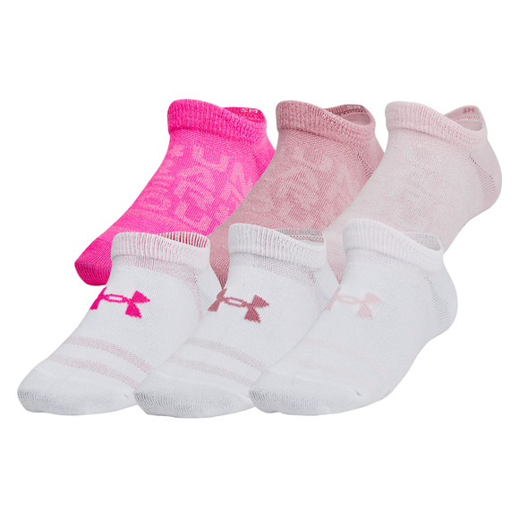 Essential No Show Jr - Girls' Ankle Socks (Pack of 6 pairs)