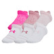 Essential No Show Jr - Girls' Ankle Socks (Pack of 6 pairs) - 0