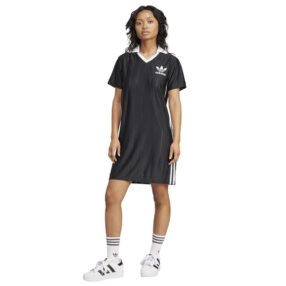 Adicolor 3-Stripes Pinstripe - Women's Short-Sleeved Dress