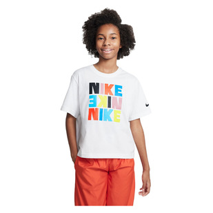 Sportswear Boxy Print Jr - T-shirt pour fille