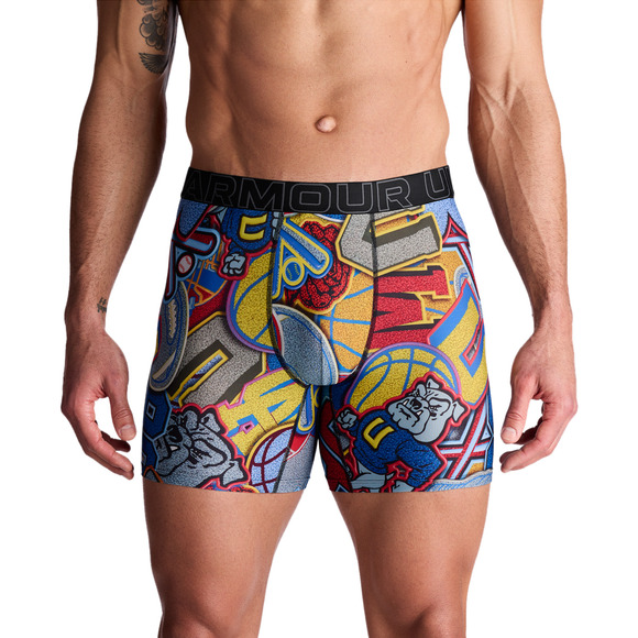 Performance Tech Mesh Graphic - Men's Fitted Boxer Shorts