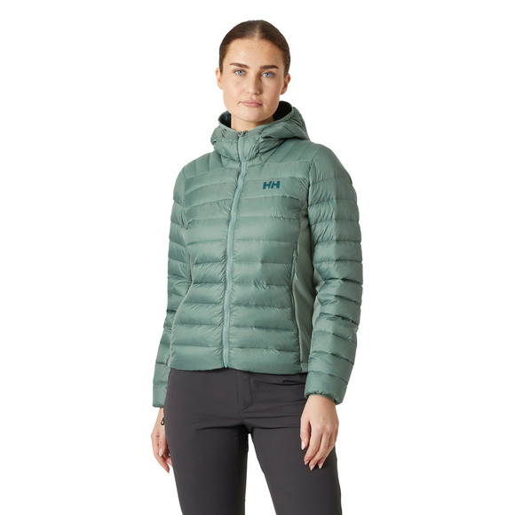 Verglas Hybrid 2.0 - Manteau à capuchon isolé en duvet pour femme