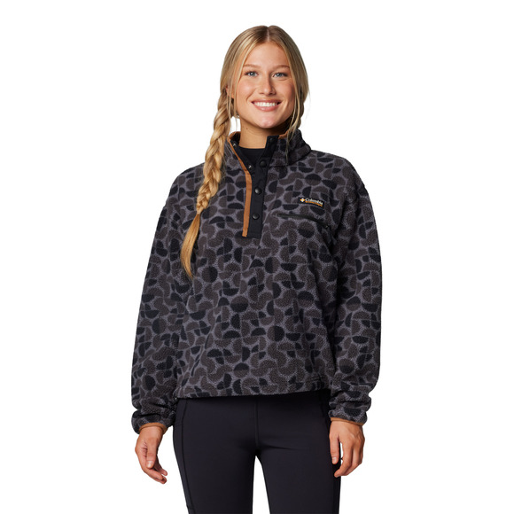 Helvetia II Cropped - Women's Half-Snap Sweater