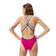 Solid Double Strap - Women's One-Piece Training Swimsuit - 2