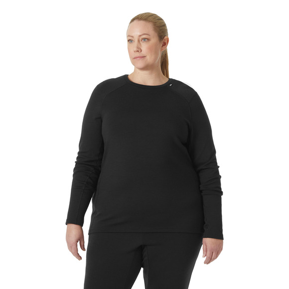 Lifa Merino Midweight Crew (Plus Size) - Women's Baselayer Long-Sleeved Shirt