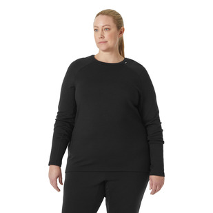 Lifa Merino Midweight Crew (Plus Size) - Women's Baselayer Long-Sleeved Shirt