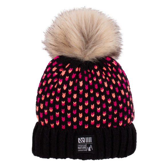 Amelia Jr - Tuque en tricot avec pompon pour fille