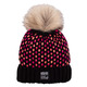 Amelia Jr - Tuque en tricot avec pompon pour fille - 0