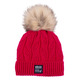 Rose Jr - Tuque en tricot avec pompon pour fille - 0