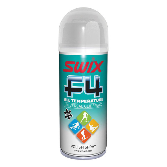 F4150S (150 ml) - Cire de glisse universelle en aérosol pour skis et planche à neige (150 ml)