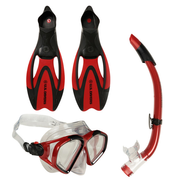 Cozumel (Medium) - Adult Mask, Snorkel and Fins