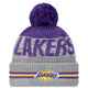 NBA 2024 Knit Runner - Adult Cuffed Tuque with Pompom - 0