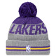 NBA 2024 Knit Runner - Adult Cuffed Tuque with Pompom - 1