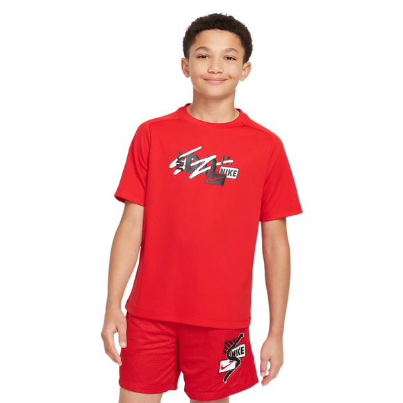 Dri-FIT Multi GX Jr - Boys' Athletic T-Shirt