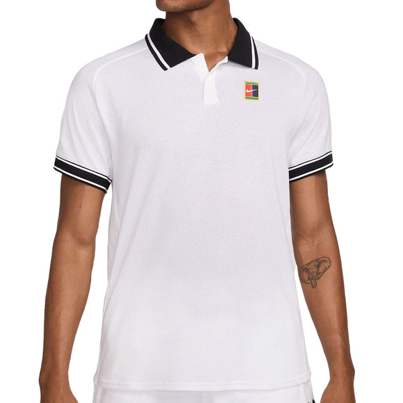 Court Heritage - Polo de tennis à fermeture éclair au col pour homme