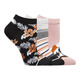 Tropical Nighttime - Women's Ankle Socks (pack of 3 pairs) - 0
