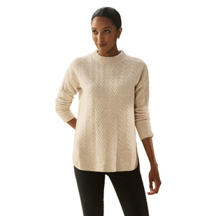 Cable Knit Tunic - Chandail en tricot pour femme