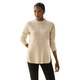 Cable Knit Tunic - Chandail en tricot pour femme - 0