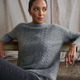 Cable Knit Tunic - Women's Knit Sweater - 3