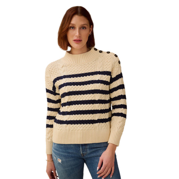 French Stripes - Chandail en tricot pour femme