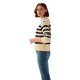 French Stripes - Women's Knit Sweater - 1