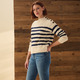 French Stripes - Women's Knit Sweater - 3