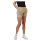 Pleated High Waisted - Women's Shorts - 0