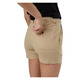 Pleated High Waisted - Women's Shorts - 3